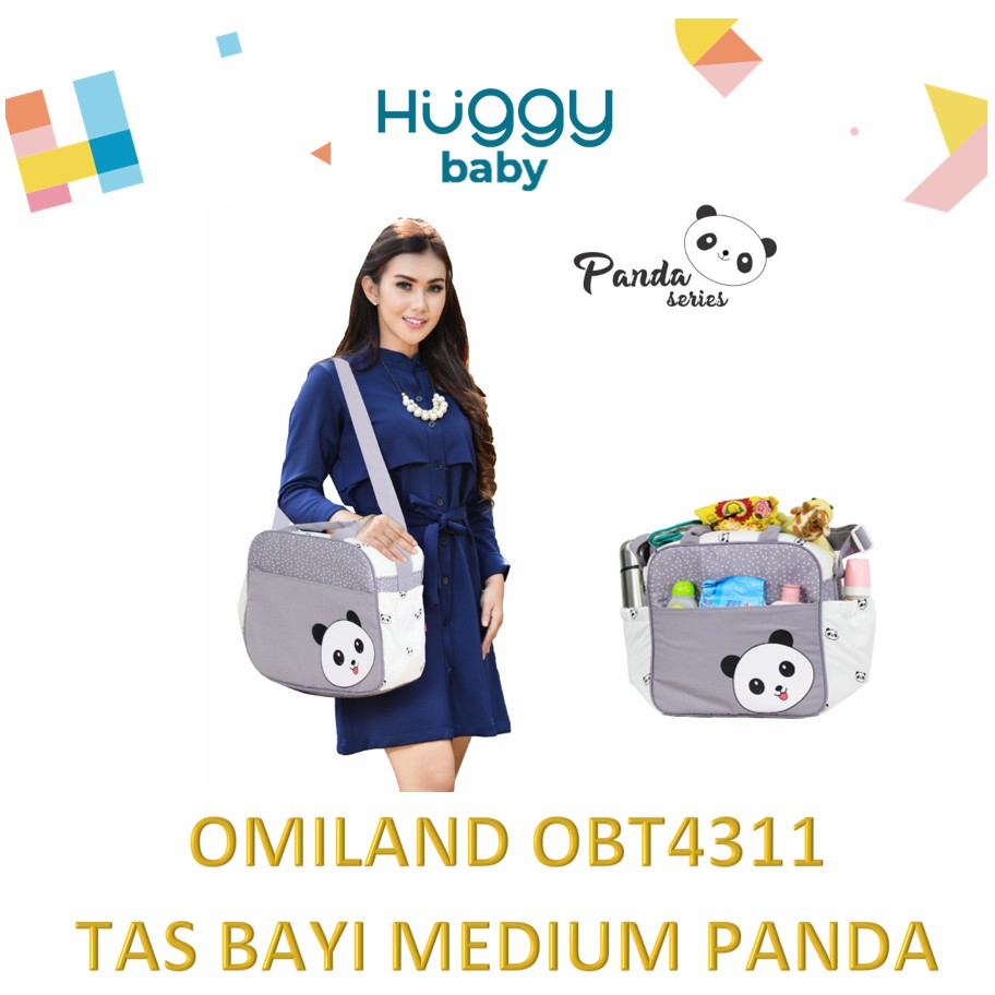 Omiland OBT4311 Tas Bayi MEDIUM Panda Series