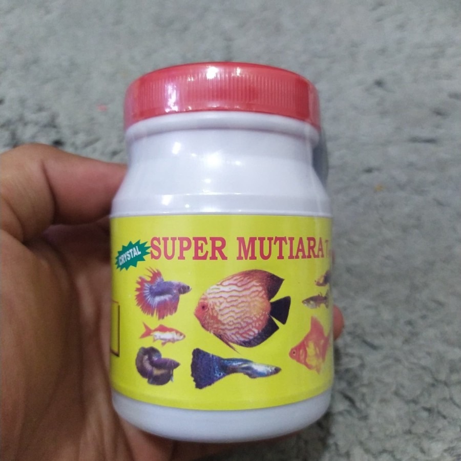 Makanan Ikan Hias Cupang Guppy Molly Neon Tetra Super Mutiara / Super Mulia 100Gram