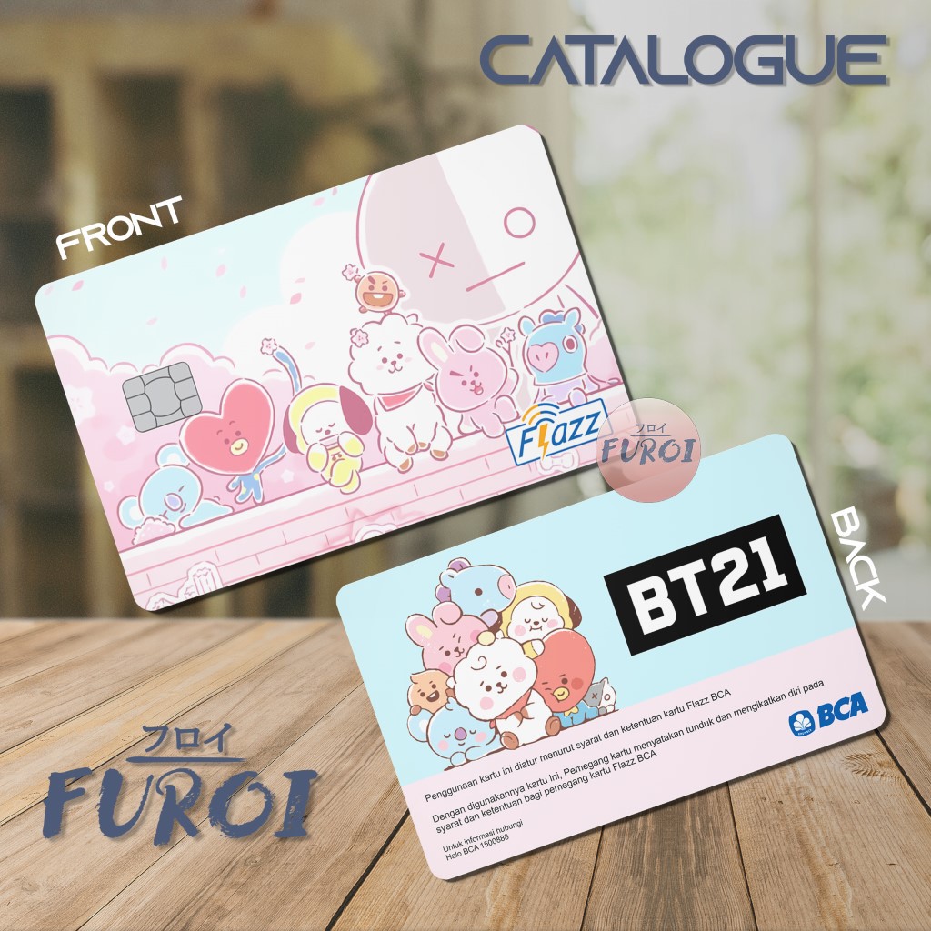 Custom Flazz BCA | Custom Emoney Mandiri | BT21 | Blossom