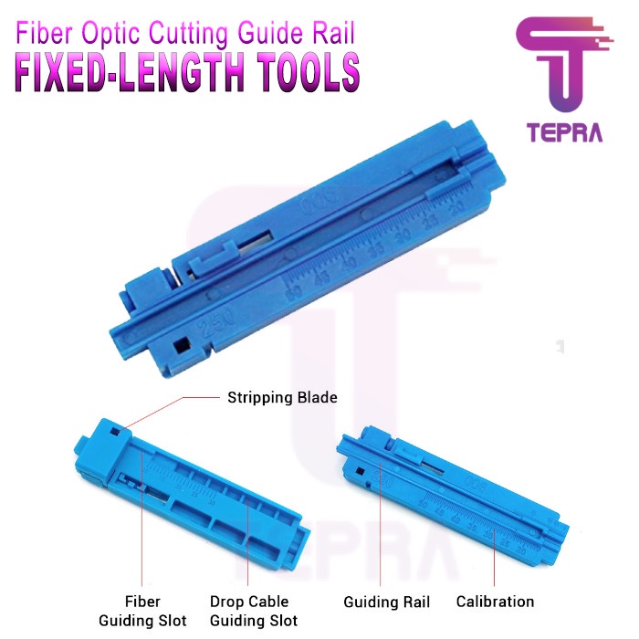 Fixed-length Fiber Optic Stripper Cutter |FO FTTH Tool Fixed Length