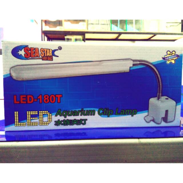 LAMPU JEPIT AQUARIUM LED SEA STAR LED 180T