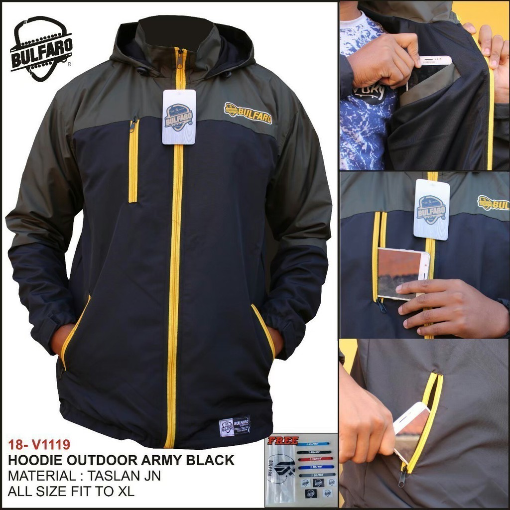 Jaket Outdoor Bulfaro Jaket Gunung Waterproof Anti Air Angin