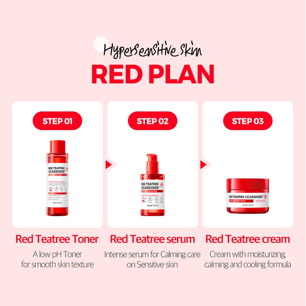 [PROMO SPESIAL] SOME BY MI RED TEATREE CICASSOSIDE FINAL SOLUTION SERUM 50ml 100% ORI KOREA SOMEBYMI