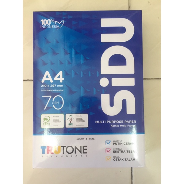 

Kertas Hvs A4 70 Gram Sidu Untuk Fotocopy