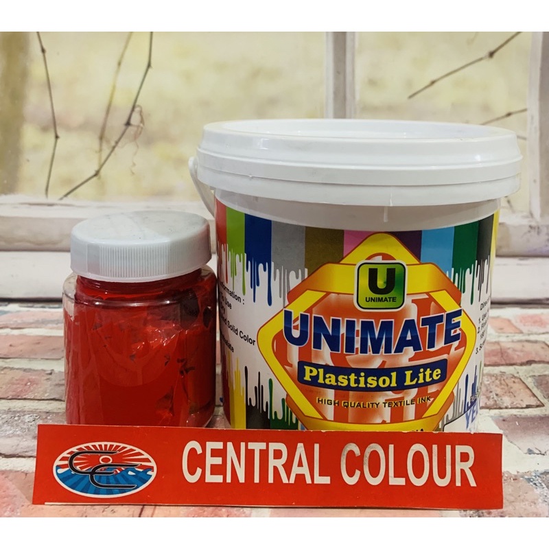 

Cat Plastisol Unimate LITE Red / Merah - 200GR