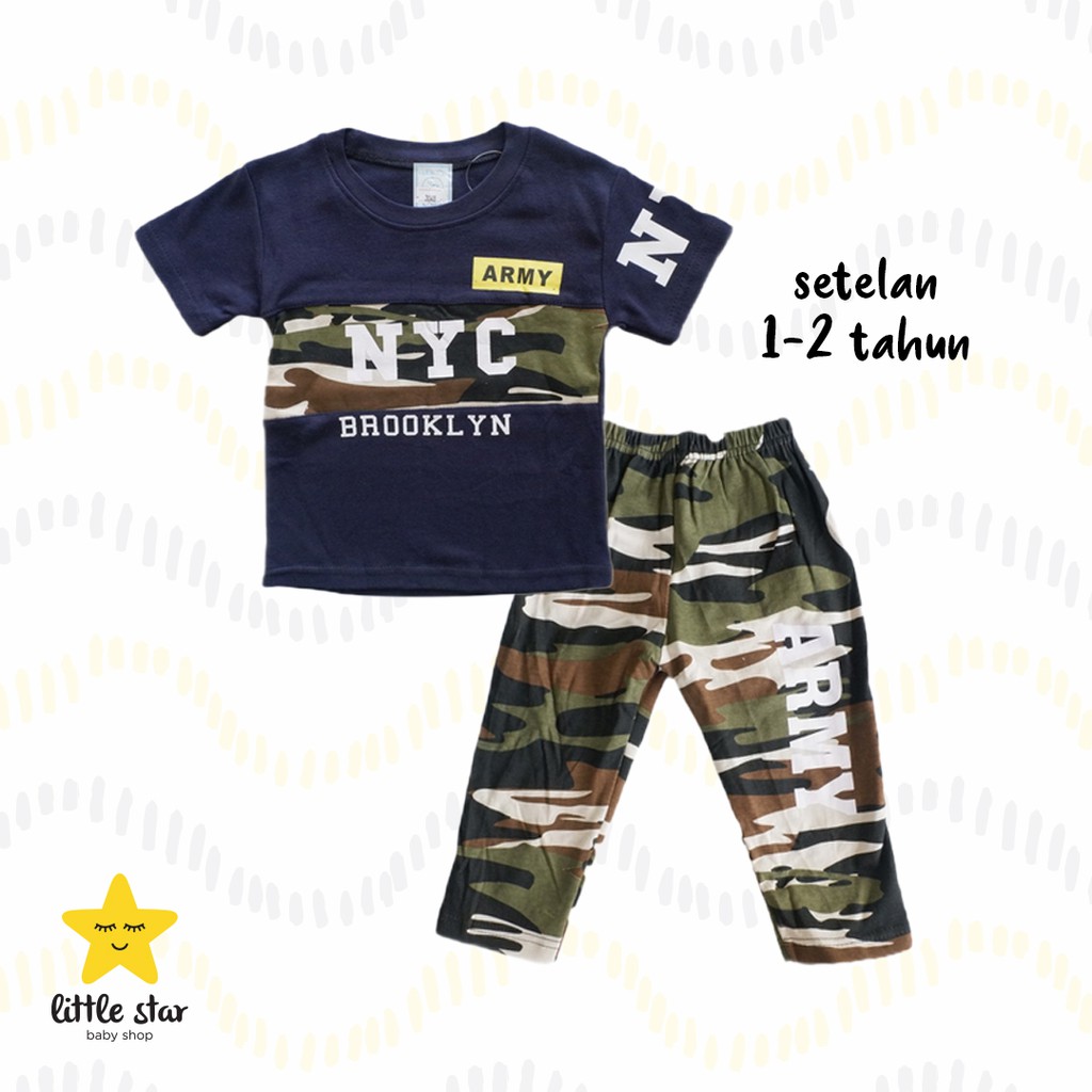 SKA Be Setelan Anak Cowok | Set Baju Anak Laki