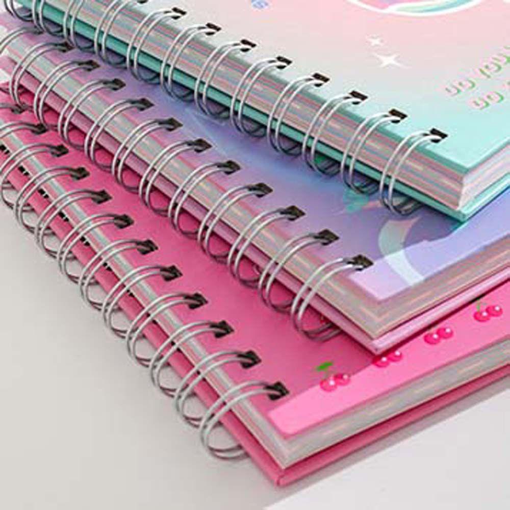 Agustinina Coil Notebook Korea Agenda Planner Harian Kantor Sekolah Loose-Leaf Diary