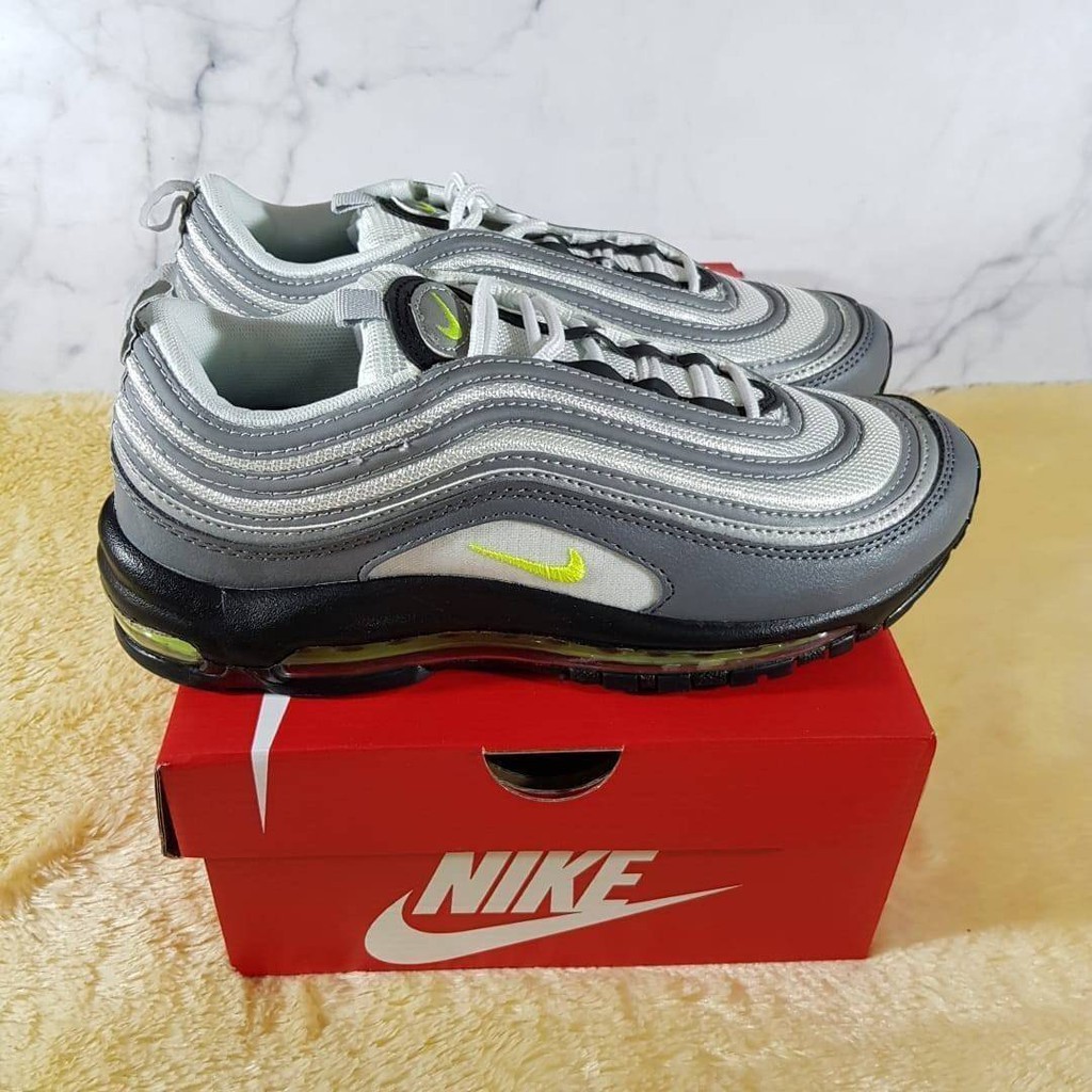 NIKE AIRMAX 97 SILVER GREEN NEON