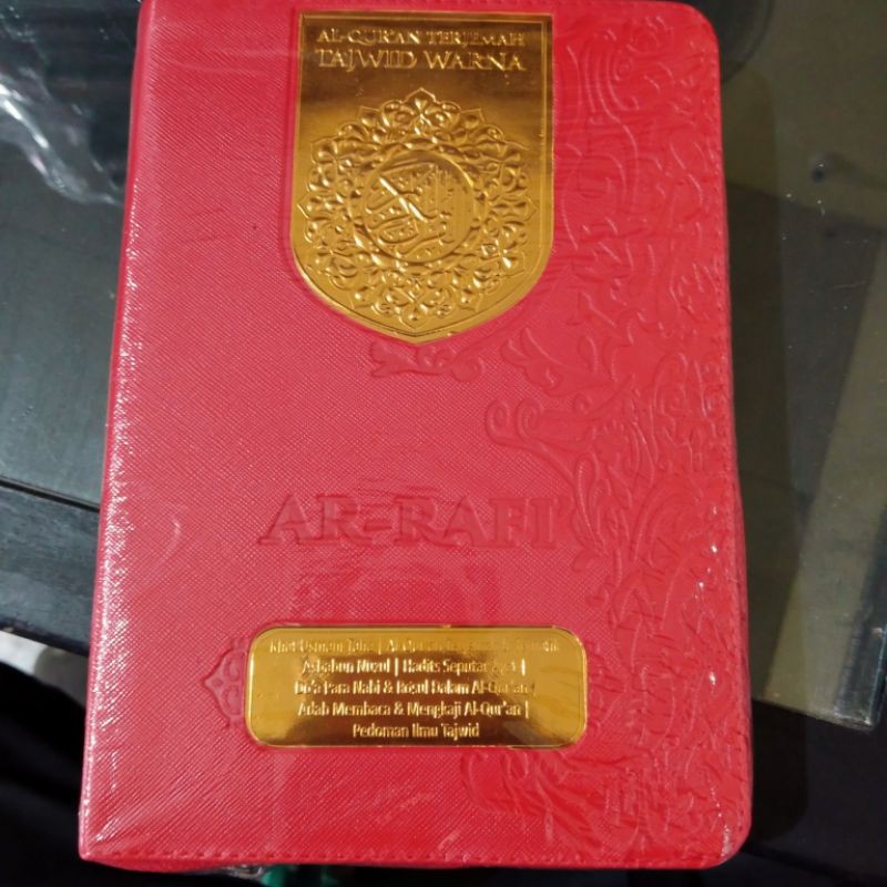 al quran dompet terjemah ar rafi, tajwid warna sedang A5 15×21cm