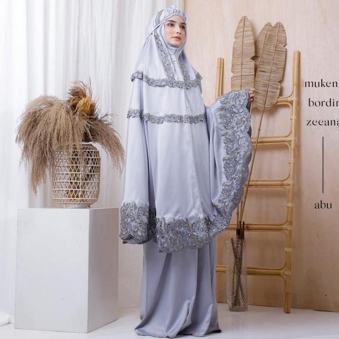 PUSAT MUKENA INDONESIA - MUKENA DEWASA BORDIR ZEEANA DFGF47524
