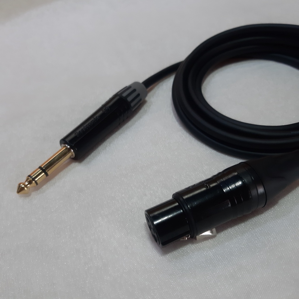 kabel mic XLR Female to TRS. kabel karaoke mogami bagus. microphone, mogami cable