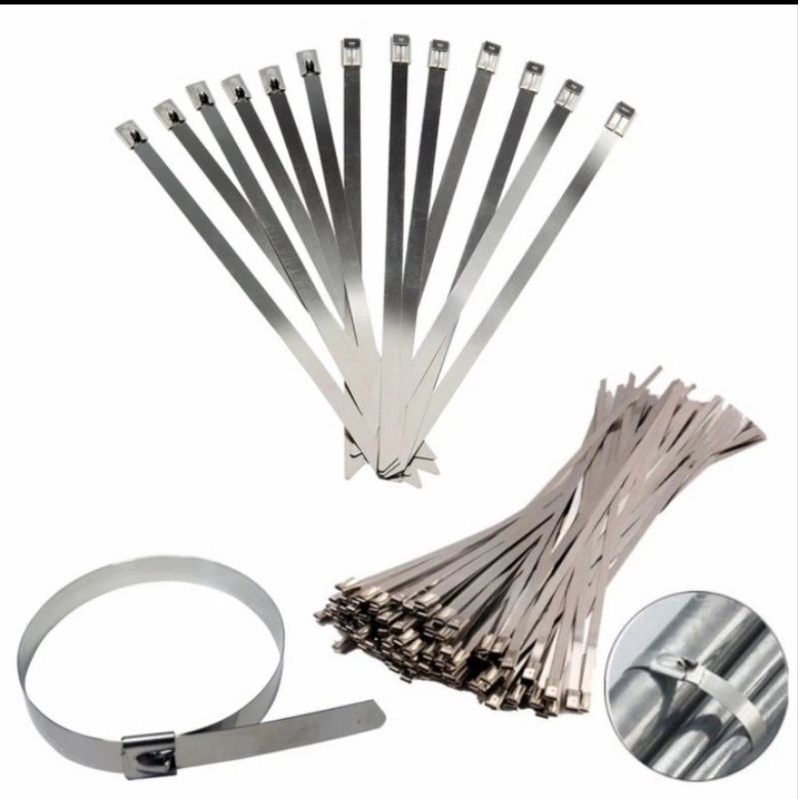 Cable Ties Stainles Ukuran 4,6 X 300 / kabel stainles 4,6 X 300