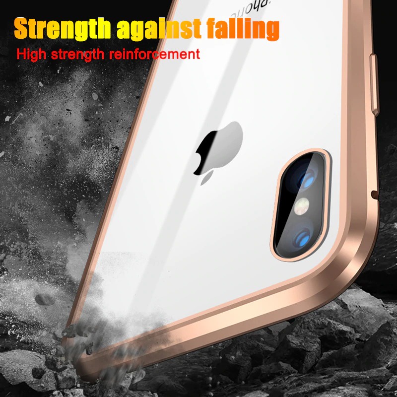 Iphone 12 12 Pro 12 Pro Max Magnetic Case Double Glass full protection