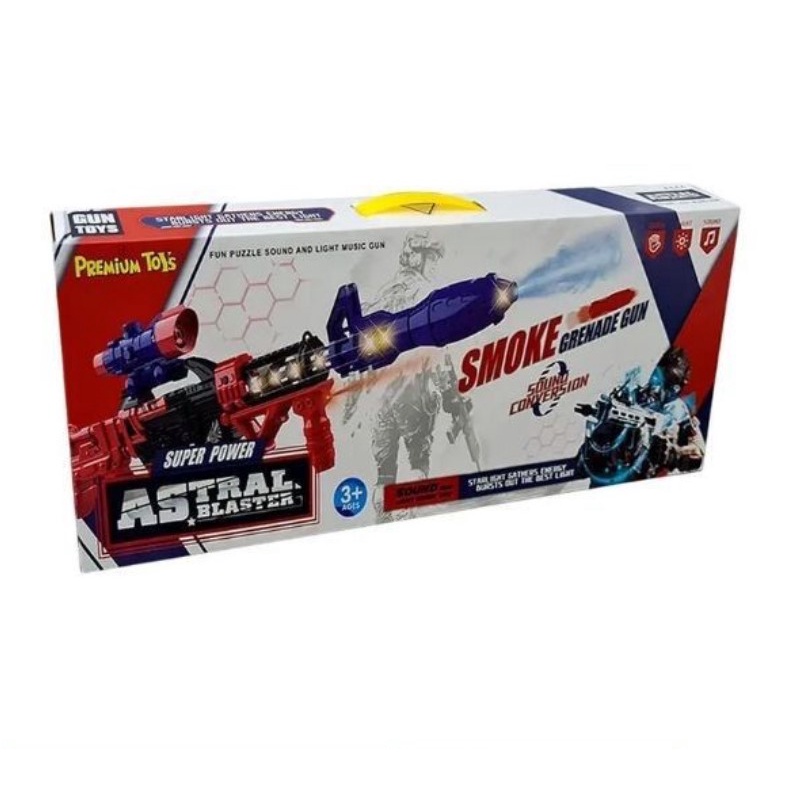 Mainan PISTOL ASTRAL BLESTER Smoke Grenade Gun Pistol Asap Super Power