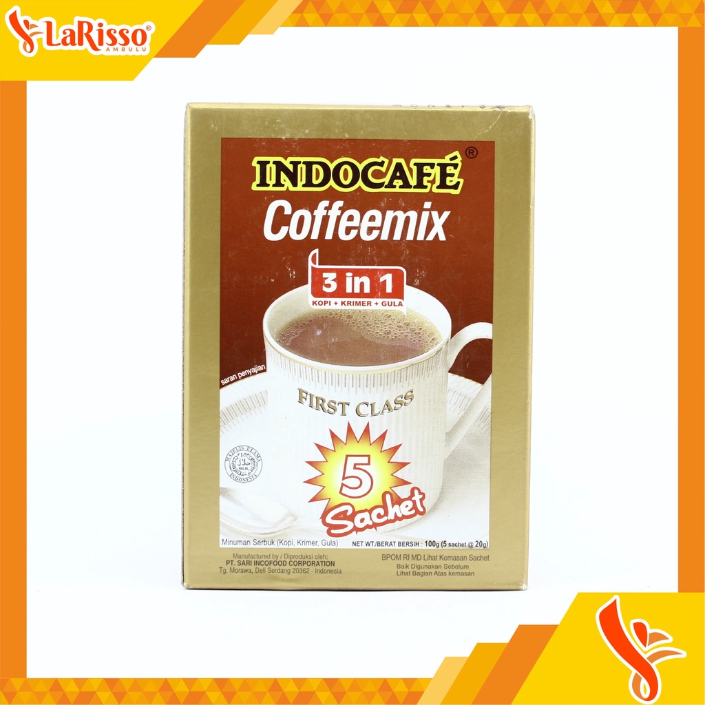 

INDOCAFE COFFEEMIX 3IN1 (KOPI+KRIMER+GULA) 5X20GR KOTAK
