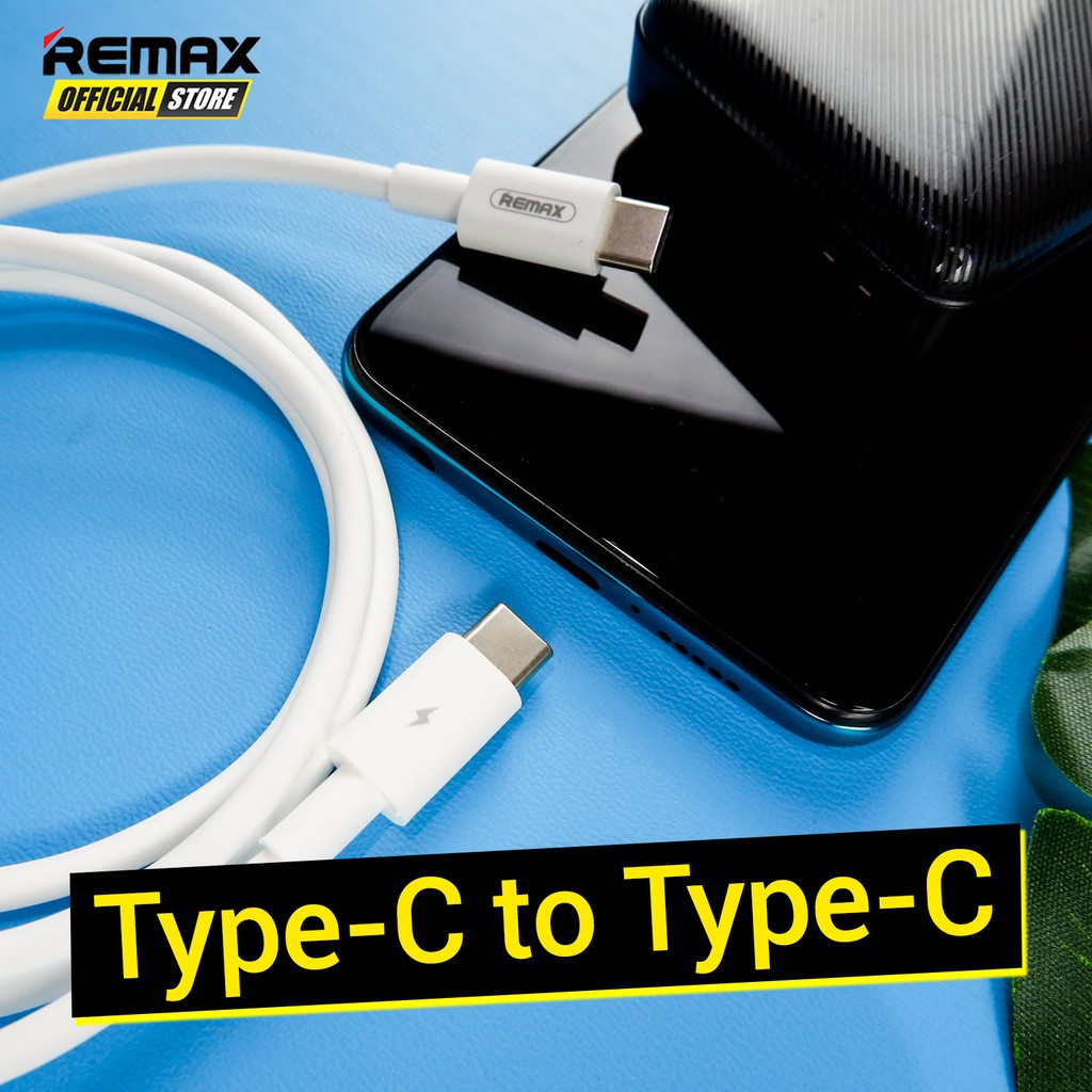 REMAX Chaining Kabel Data Charger Type-C to Type-C 100W 1m RC-175C