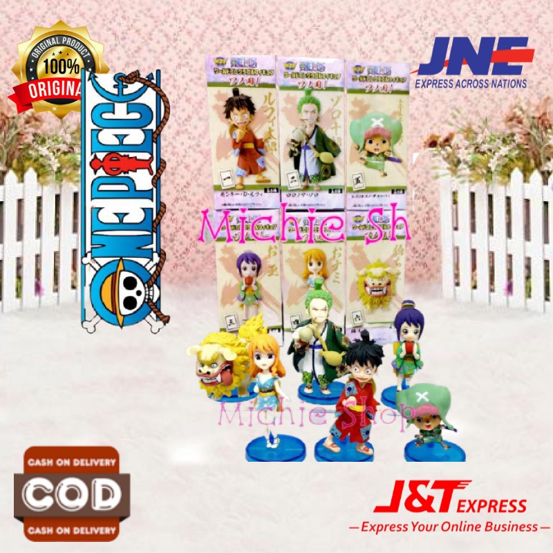 ~74 Figure One Piece Wcf Wano Kuni (Vol 1) Tama Luffy Nami Komachiyo Zoro Μ63¥  @