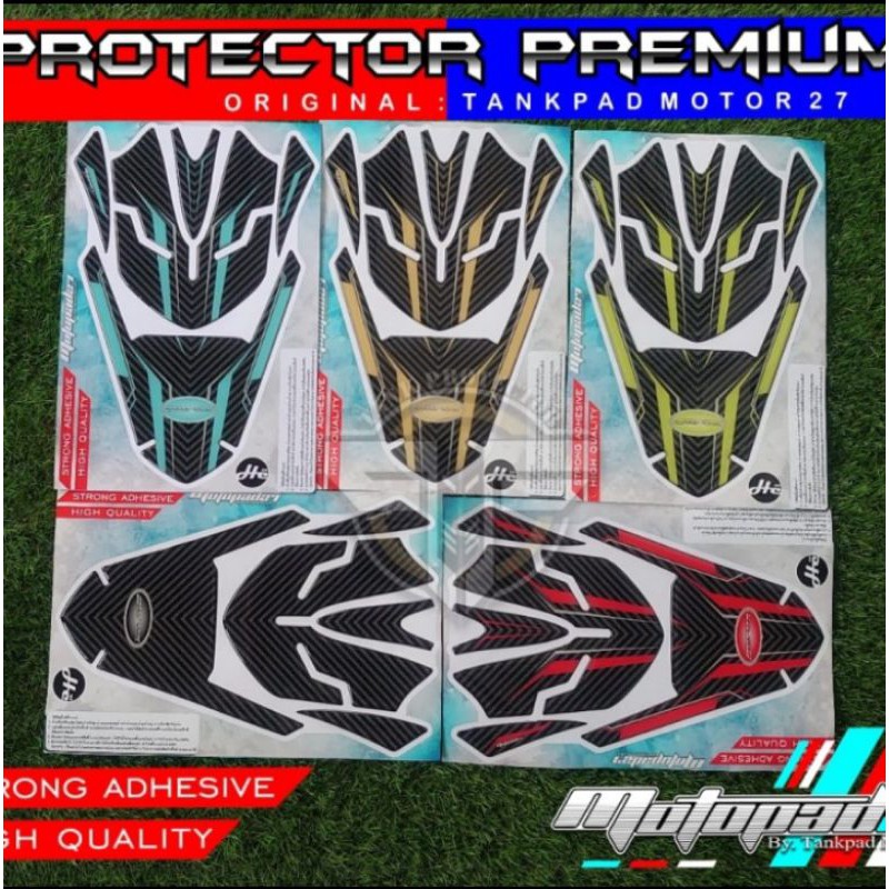 Sticker resin timbul spakbor depan dan belakang Yamaha Aerox 155 2020 2021 connected