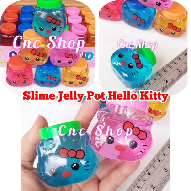 Slime Hello Kitty / Nanas Rainbow Mini Lucu Murah