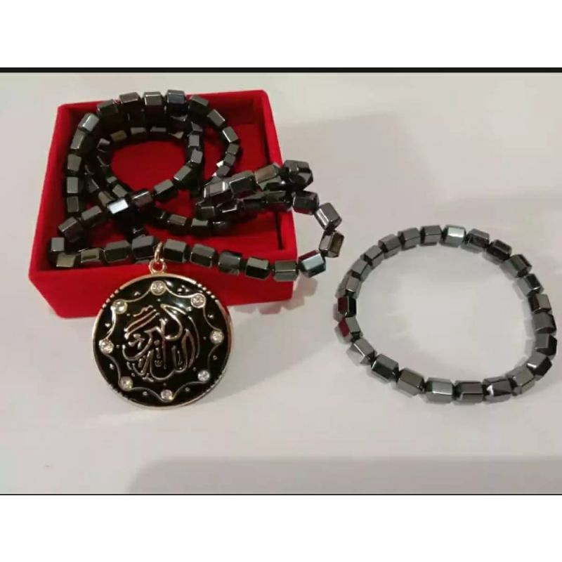 (BISA COD)KALUNG SET MAGNET KESEHATAN LAPADZ PERMATA TERBARU