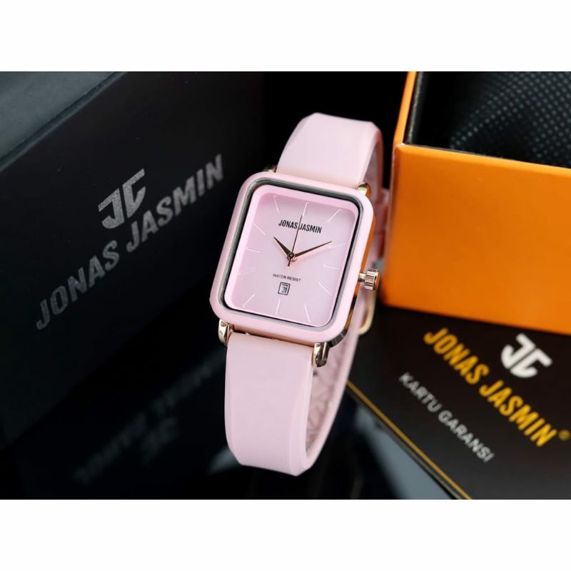 Jam Tangan Jonas Jasmin Rubber Fashion Pria Wanita Analog Kasual