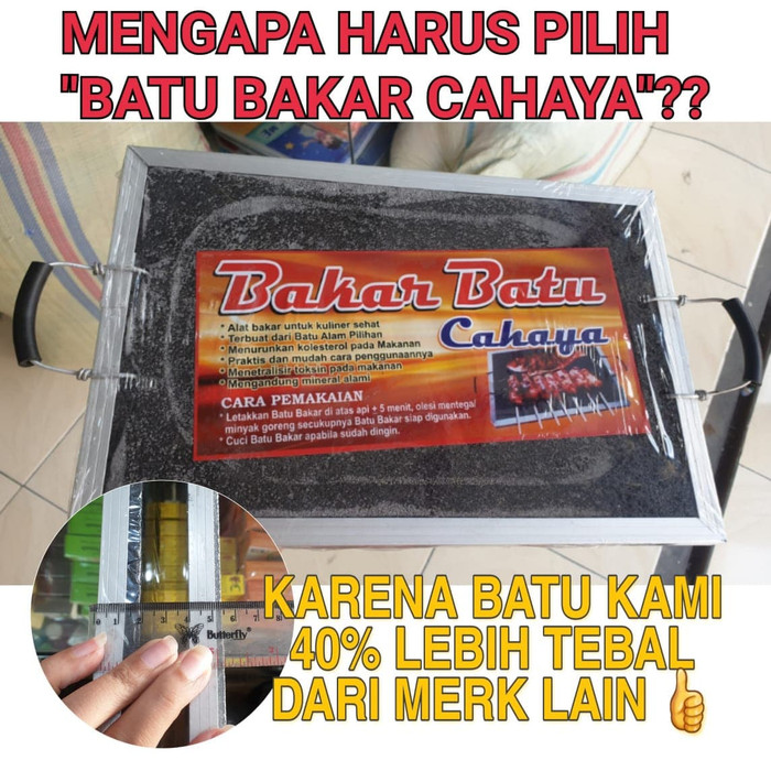 PROMO BATU BAKAR GRANITO / ALAT PANGGANG BAKAR SEHAT / GRILLER