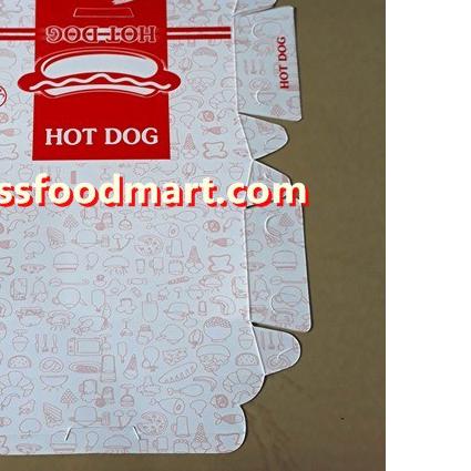 

Dus Hotdog Besar (18.5x8.5x6.5) Art Carton isi 50 pcs