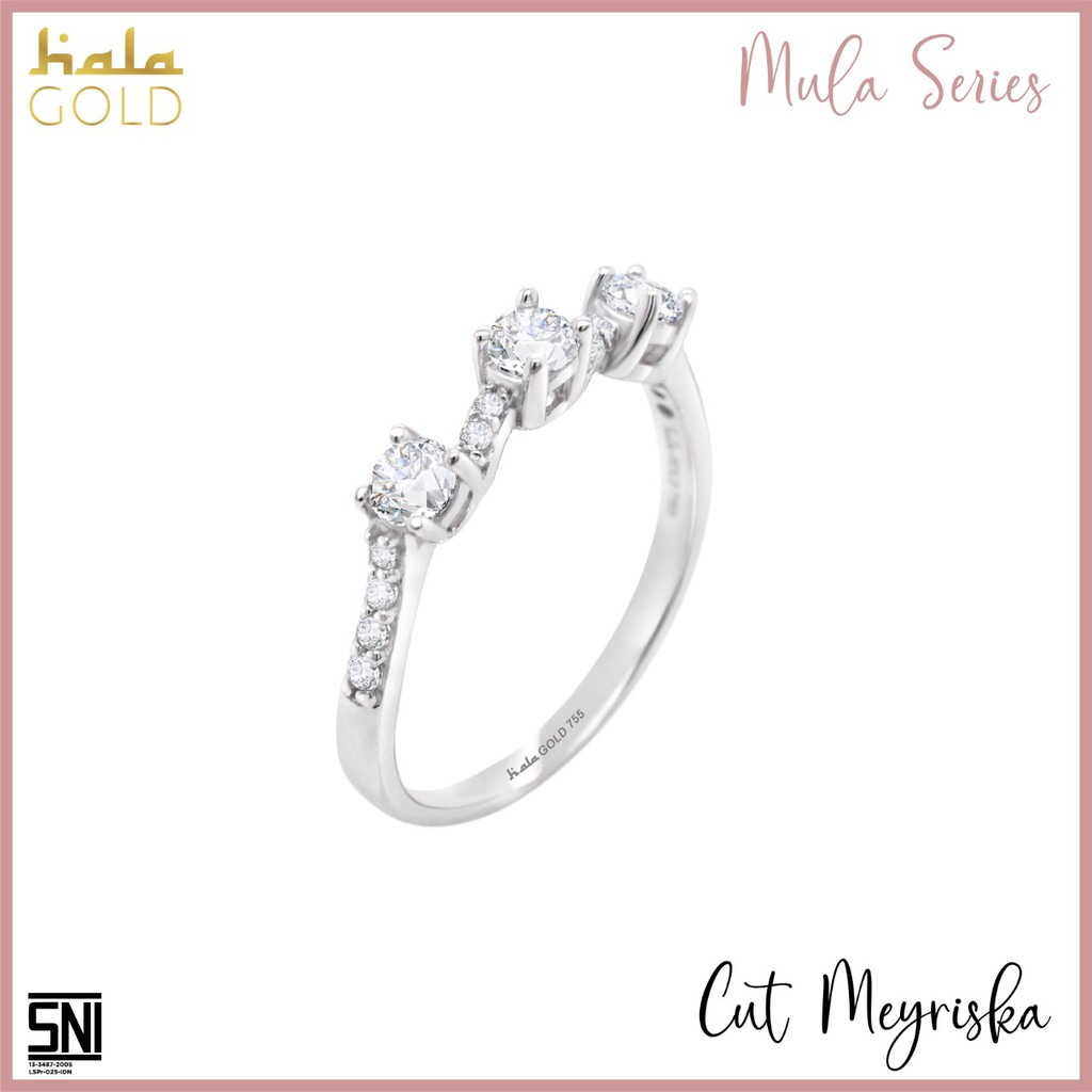 

Cincin Emas Mula Hala Gold Cut Meyriska Paras Collection 3WSZ423