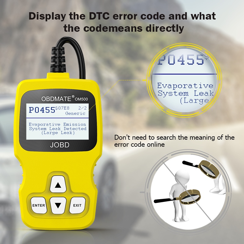 AUTOPHIX OM500 JOBD OBD2 Automotive Scanner Car Erase Fault Code Reader Car Diagnostic Tool