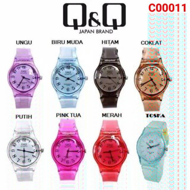 FYGALERY J-189 JAM TANGAN TRANSPARAN MEREK FYGALERY JAM FASHION