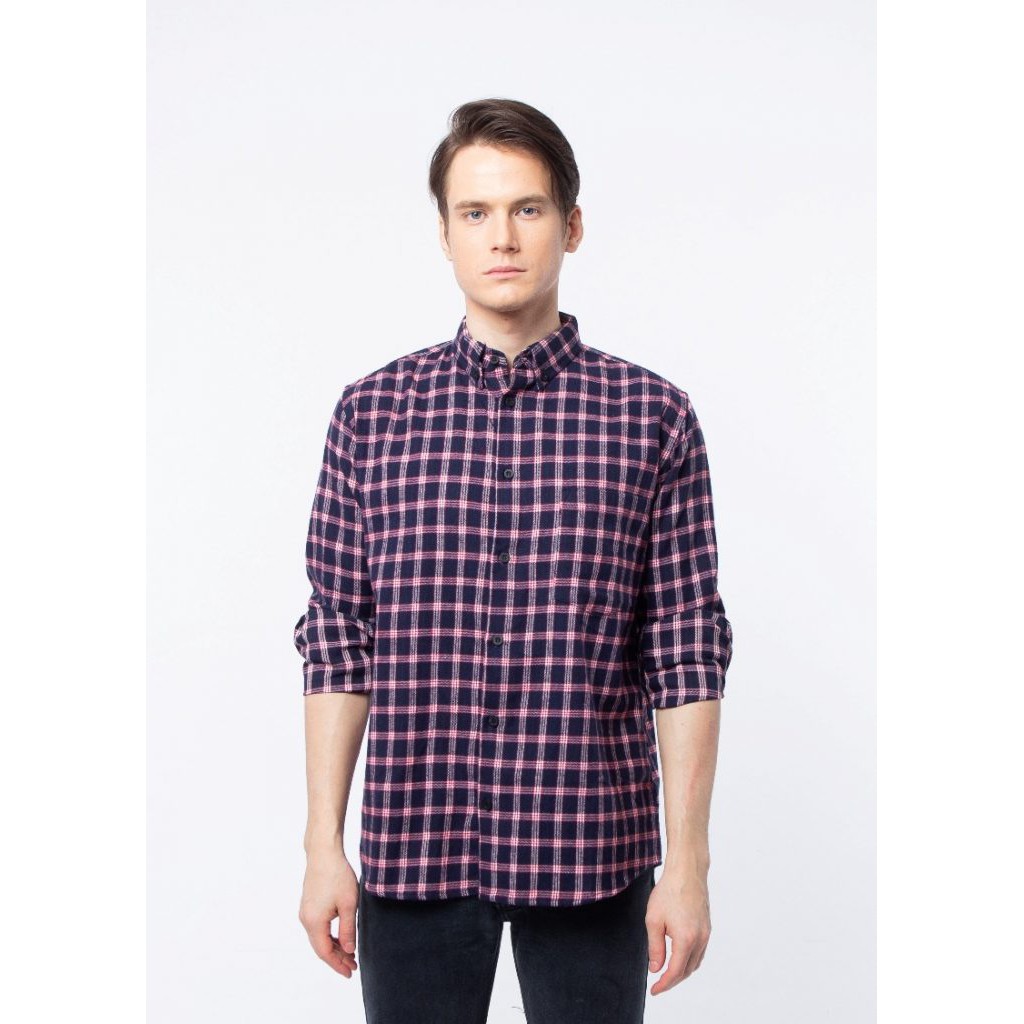 

Erigo Flannel Swinton Navy Red