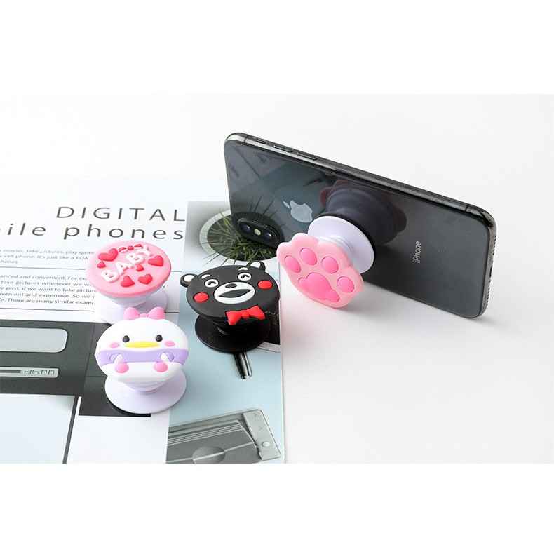 POP SOCKET LUCU MODEL 3D KARAKTER KARTUN DAN HEWAN