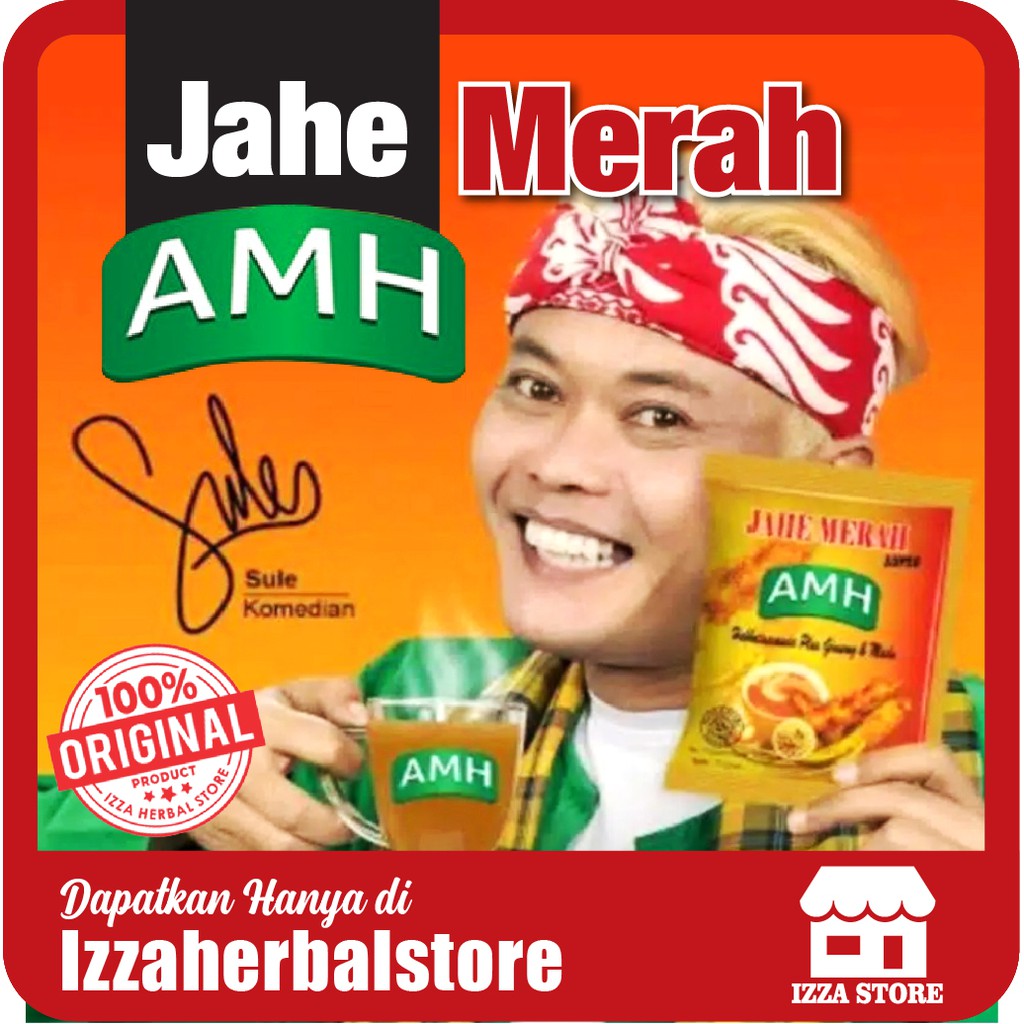 BISA COD - JAHE MERAH AMH Amanah Sachet Renceng Bubuk Instan ASLI Original ORI Grosir