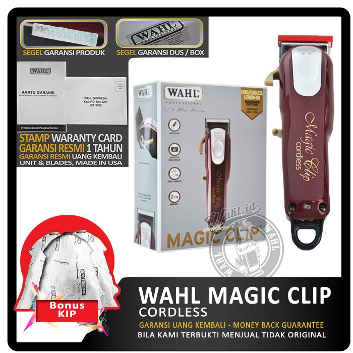 Wahl® Magic Clip cordless Clipper ORIGINAL wahl Made in USA