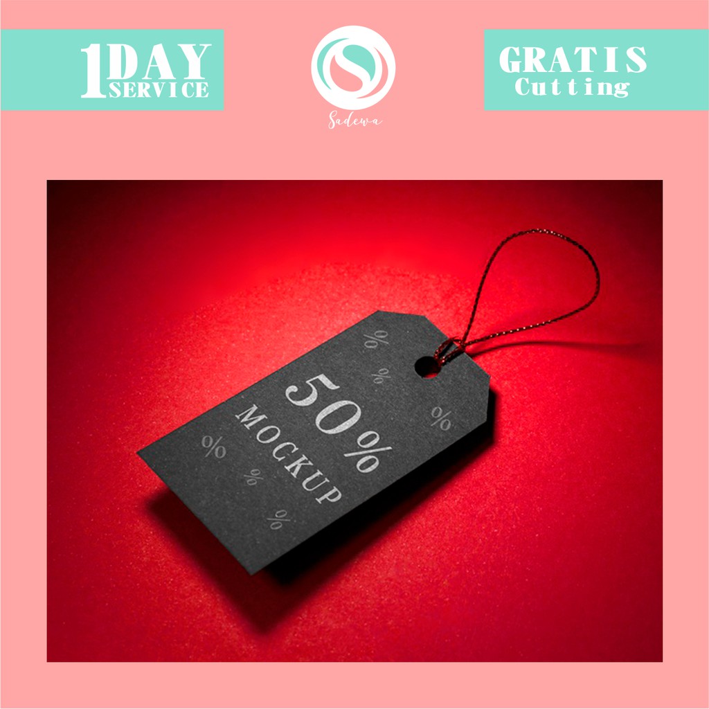 

Cetak Label Hang Tag Hangtag Price Tag Tag Harga Label produk Tag Baju Custom Print 14