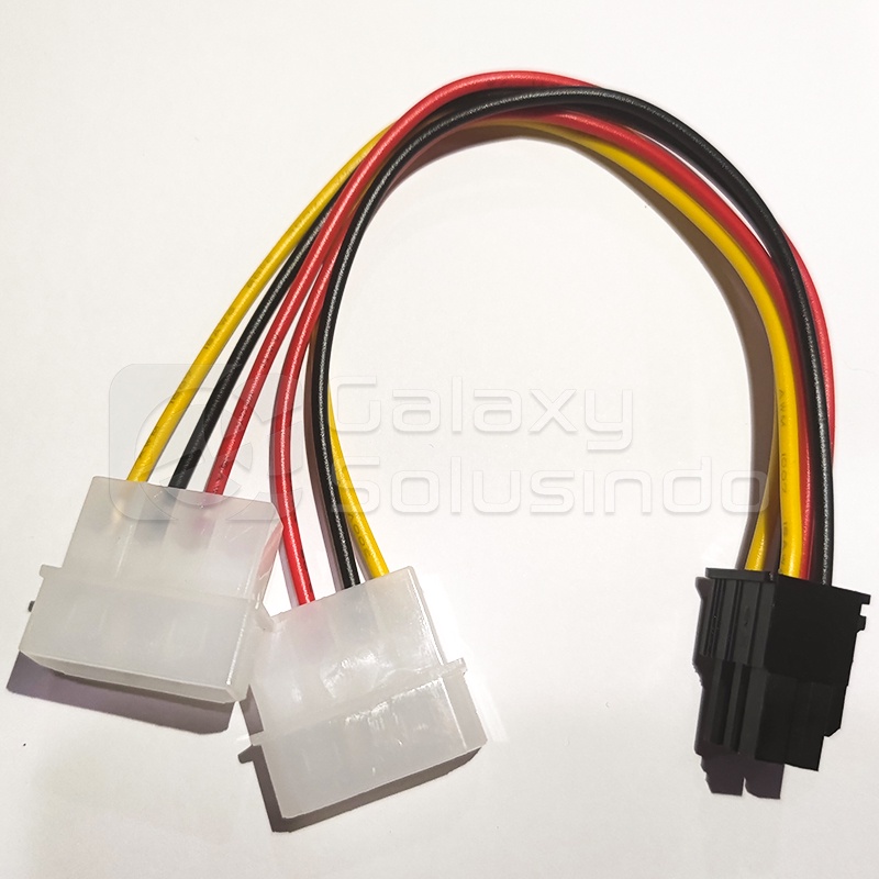 Kabel Converter Molex To 6 Pin Male VGA PCIE