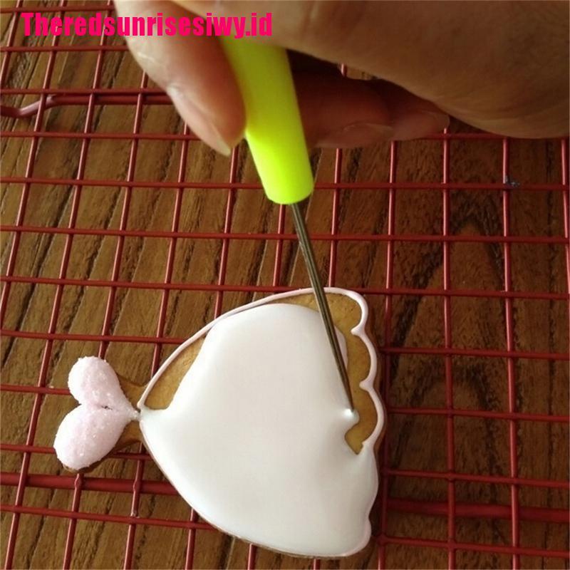 Alat Jarum Scriber Pola Penanda Icing Sugarcraft Untuk Dekorasi Kue