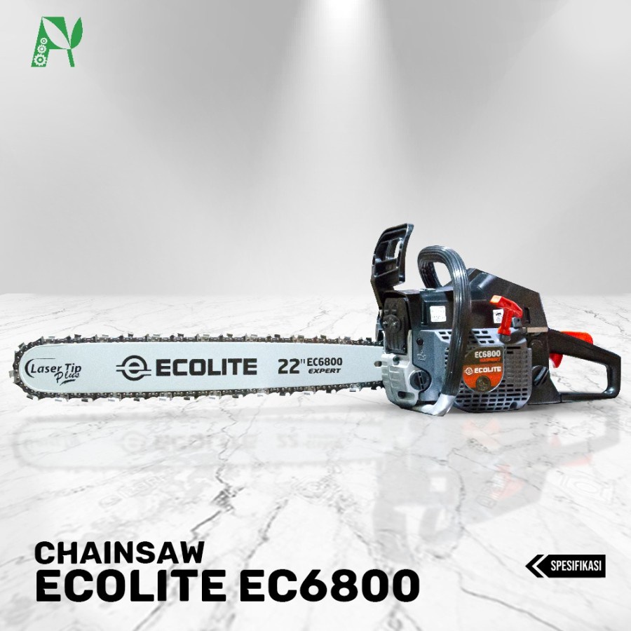 Mesin potong kayu Chainsaw Ecolite EC 6800