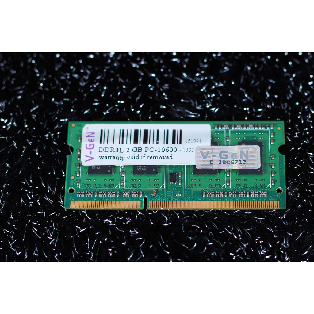 Ram Laptop Bekas Vgen SODIMM 2GB DDR3L PC3L 10600 DDR3 Sodim