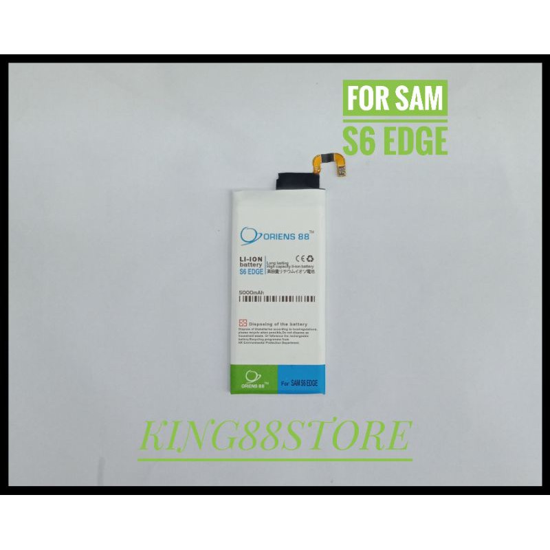 BATTERY BATTERAI BATRE DOUBLE POWER ORIENS88 FOR SAMSUNG S6 EDGE