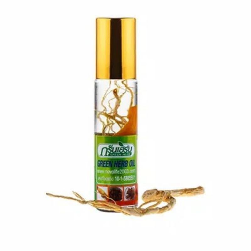 Green Herb Oil Minyak Angin Original Thailand