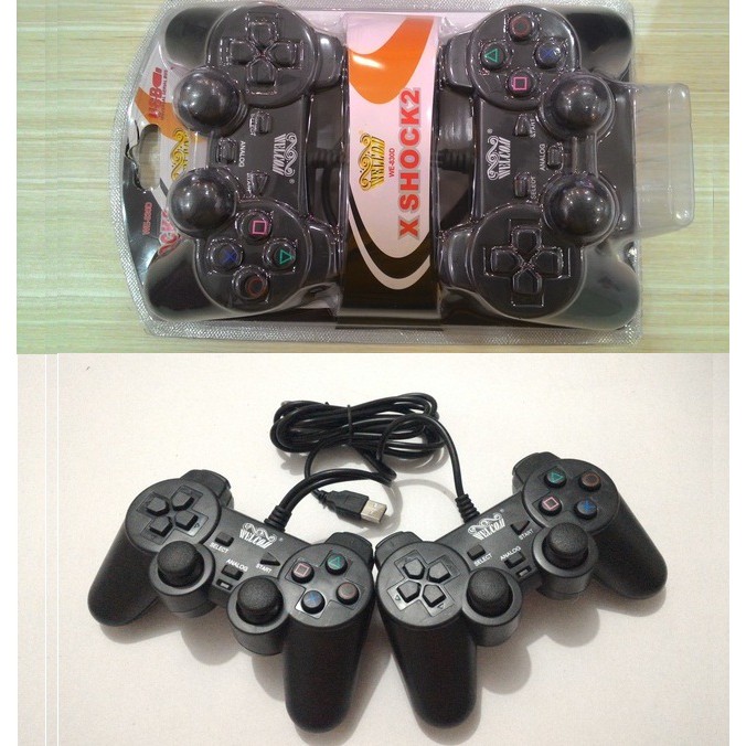 joystick / game pad / stick pc laptop komputer double analog usb