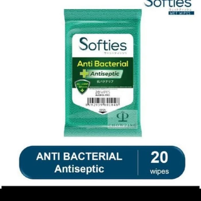 Softies tissue basah anti bacterial