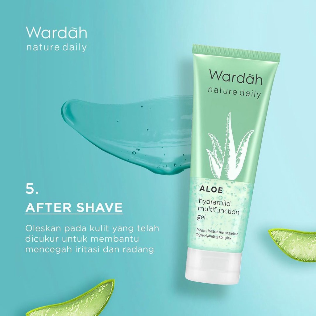 Wardah Nature Daily Aloe Hydramild Multifunction Gel 100ml