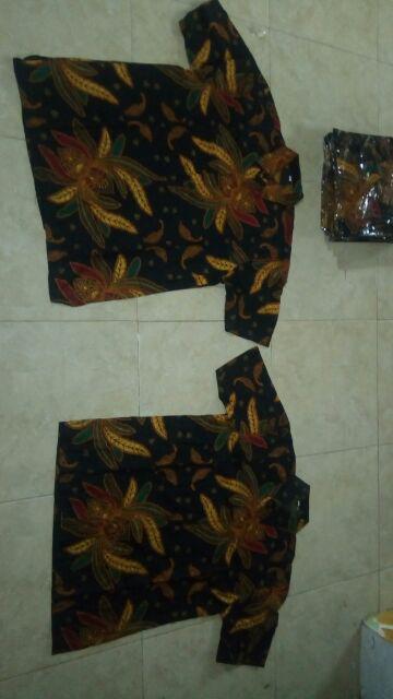 Hot Item Kemeja Hem Batik Pria Pekalongan Terfavorit Lengan Pendek Size M L Xl