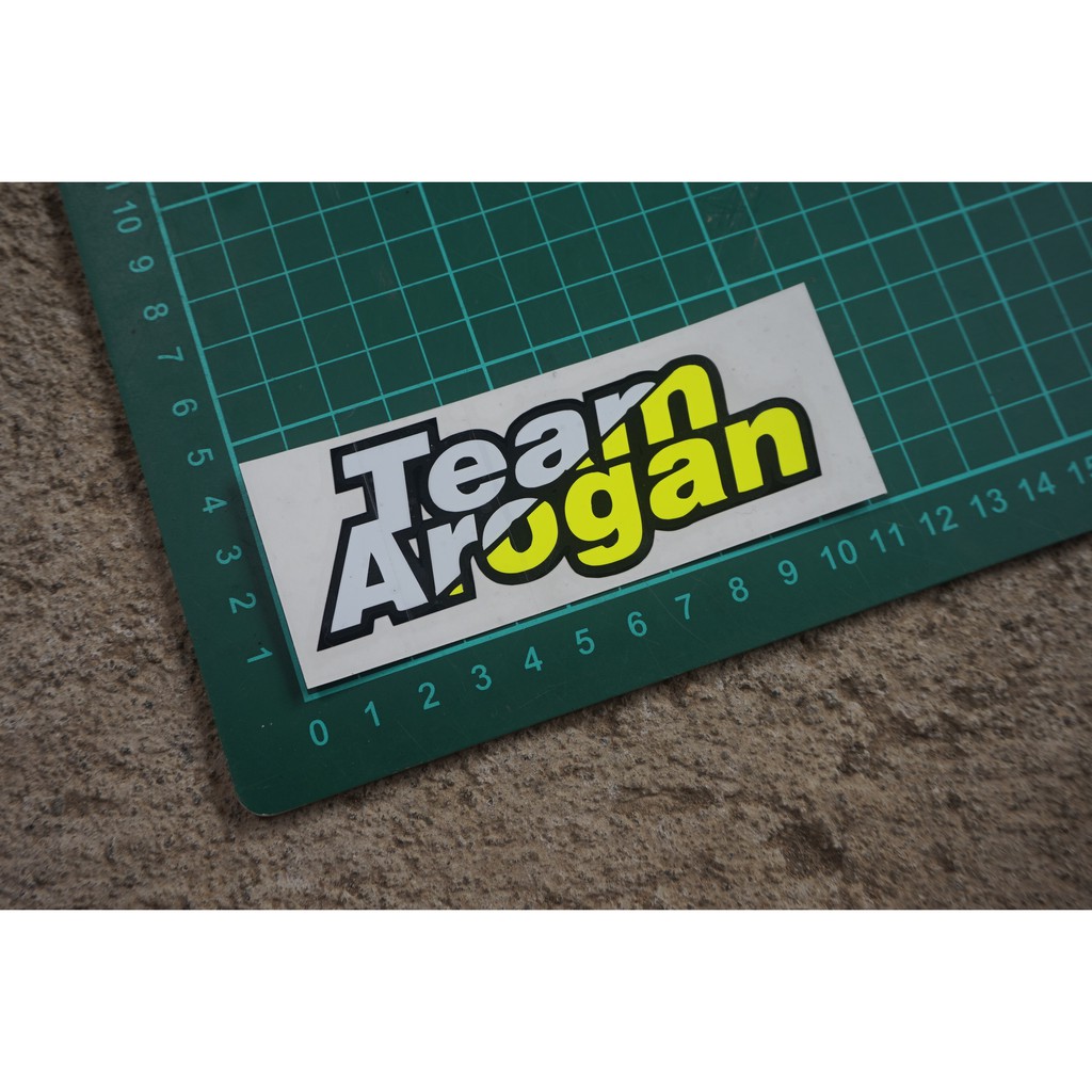 

Teamarogan 1 sticker stiker cutting