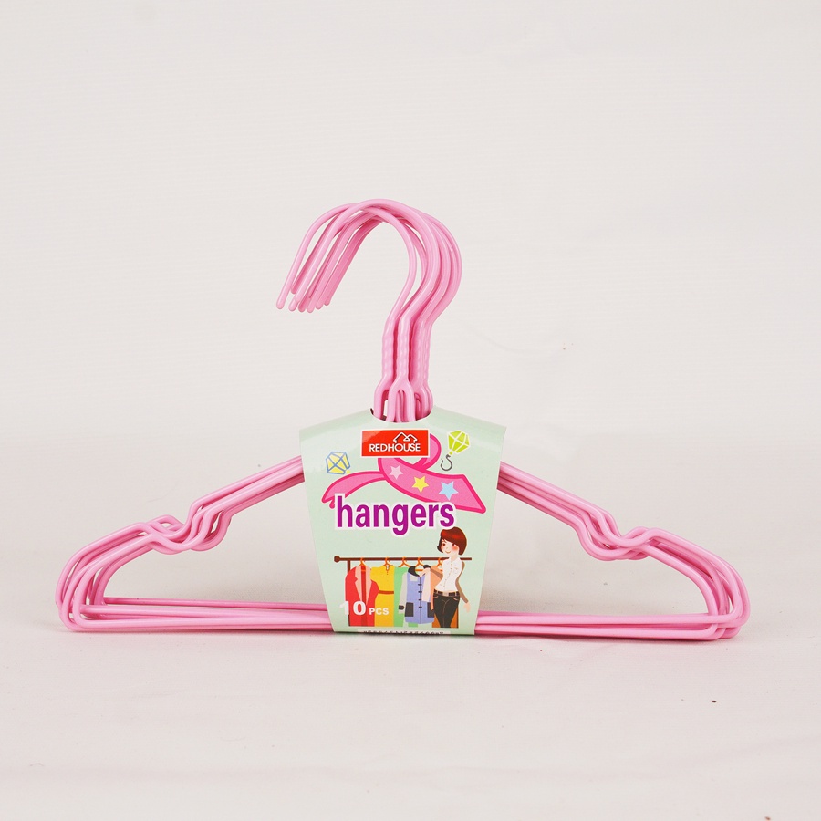 DK HANGER KAWAT Gantungan Baju Bayi Anak - Dewasa Stainless (10 pcs)