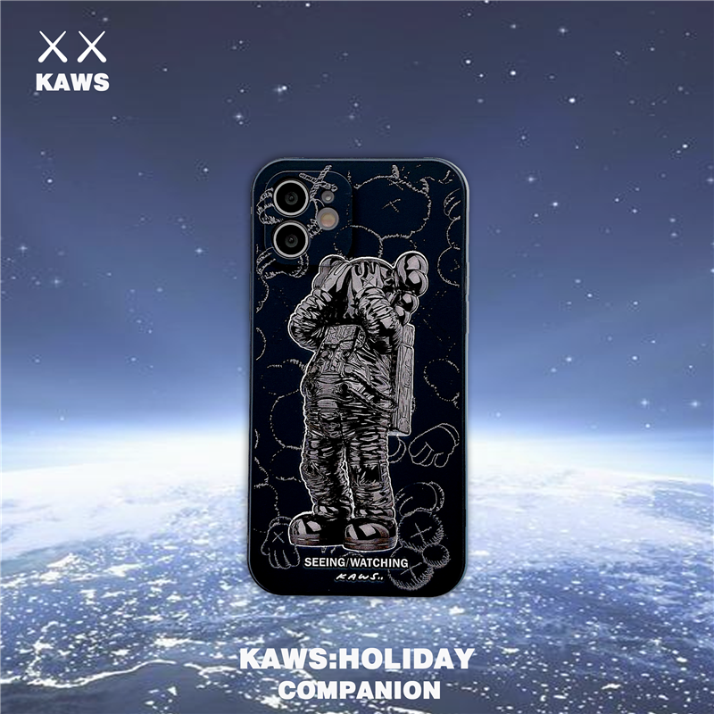 Casing Silikon Motif Kaws Untuk Iphone 7 Plus / 7 Plus / 8 Plus / 6 / 6s / X / Xr / Xs Max