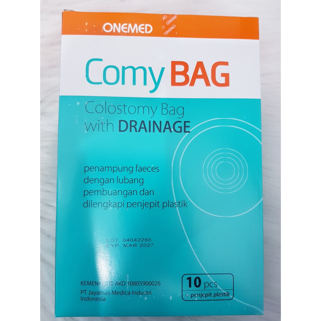 COLOSTOMY BAG WITH DRAINAGE