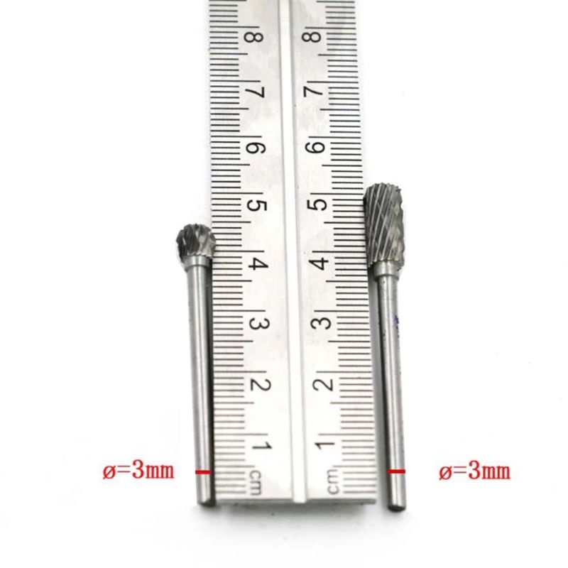 Mata Bor Tuner Cuner Borcun Reamer Porting Tungsten Carbide Satuan HSS 3x6x50mm Cuner Steel Tungsten Bor Mini Dremel